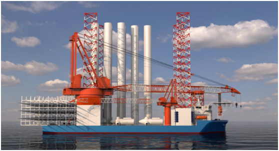 绿色租赁双喜临门----taptap点点时时彩与中集来福士签署战略合作协议及1500吨风电安装船隆重开工